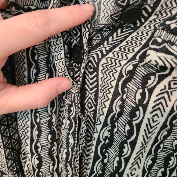 Silence + Noise Black & White High Low Dress - Picture 6 of 8